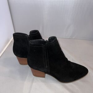 ALDO Larissi Women Black Suede Leather Boots 7‎
